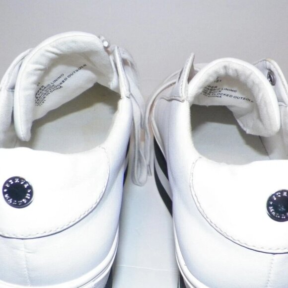 Women's 10 Steve Madden 3 inch Platform Sneaker Shoes Glam Goth Punk - Picture 10 of 11